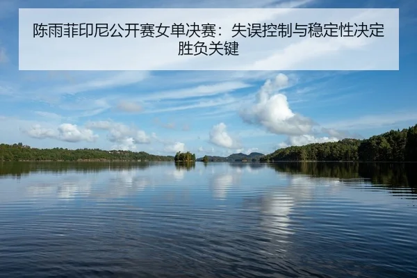陈雨菲印尼公开赛女单决赛：失误控制与稳定性决定胜负关键